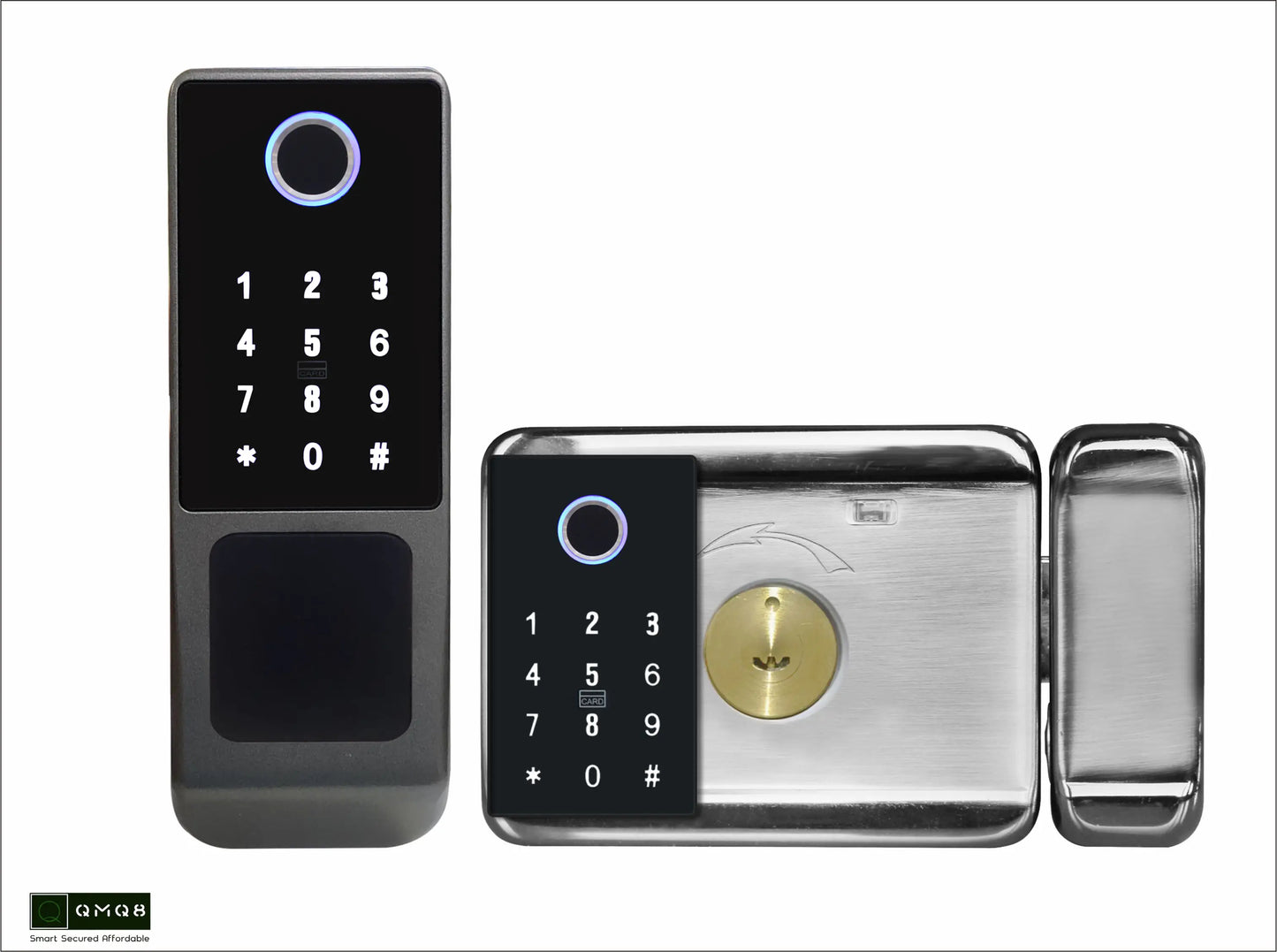 Gopeta Smart VD08F Double Fingerprint Outdoor Lock for Metal Gate