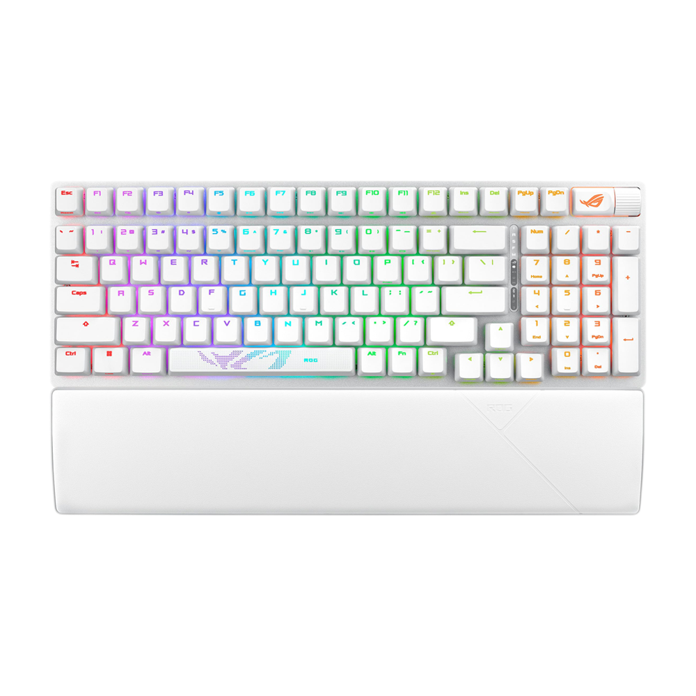 ASUS ROG STRIX SCOPE II 96 RGB Wireless Mechanical Gaming Keyboard Arabic - White