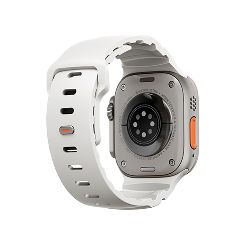 Uniq Alton Silicon Strap for Apple Watch 49/46/45/44mm - Blanc White