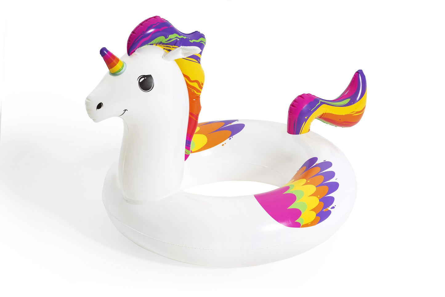 Bestway 119cm x 91cm Fantasy Unicorn Swim Ring - Age 10+