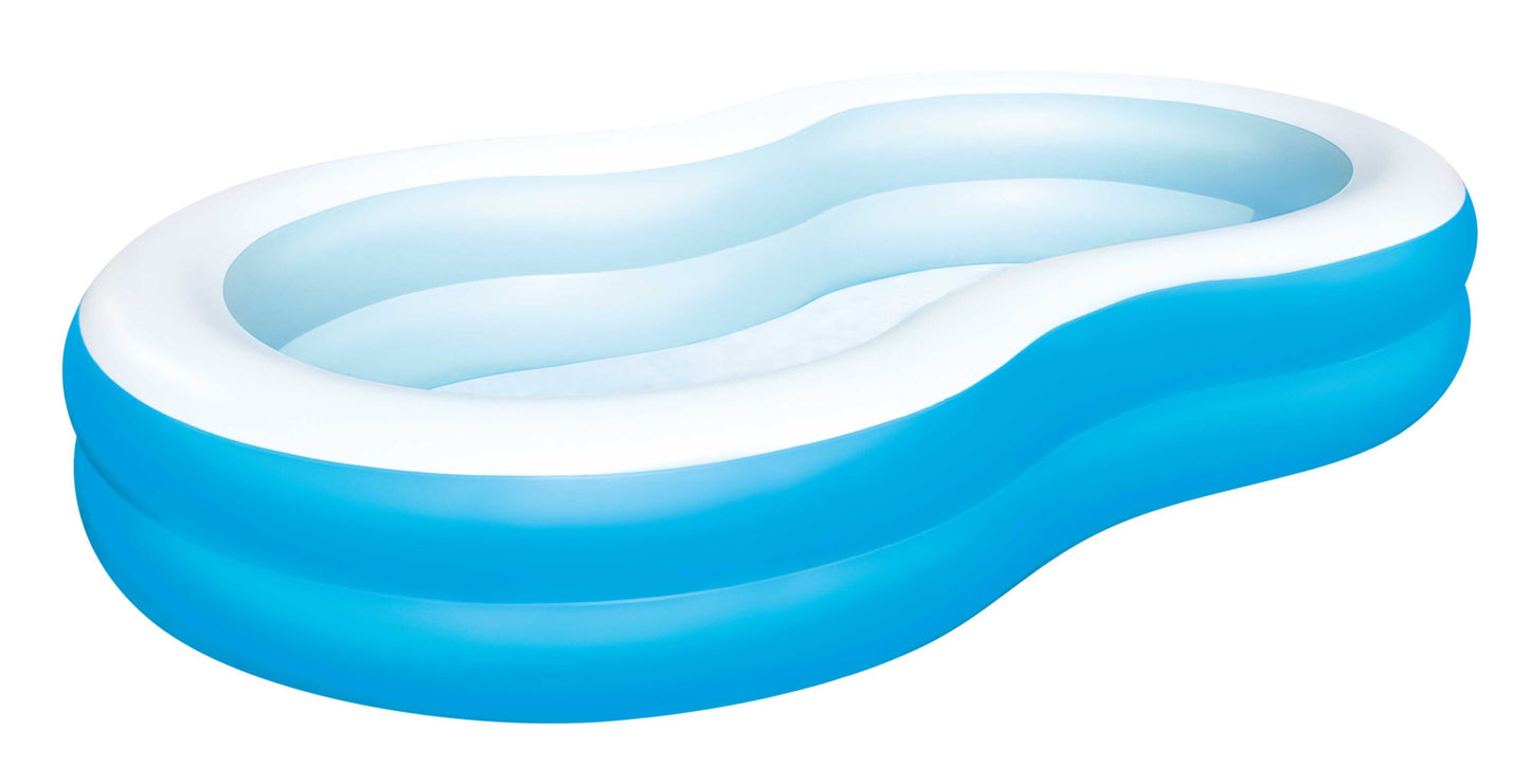 Bestway 2.62m x 1.57m x 46cm the big lagoon family pool (contents:1 pool,repair patch) age 3+