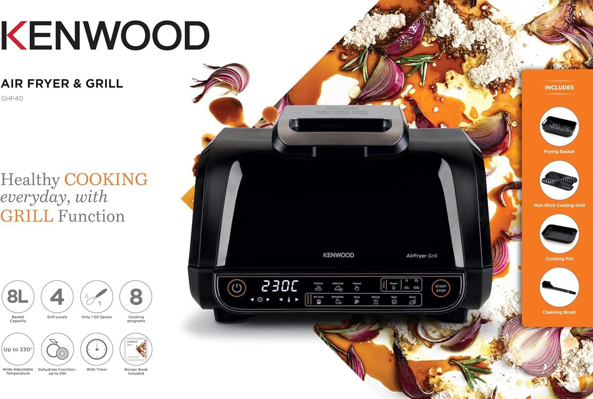 Kenwood Air Fryer Grill GCC - Black