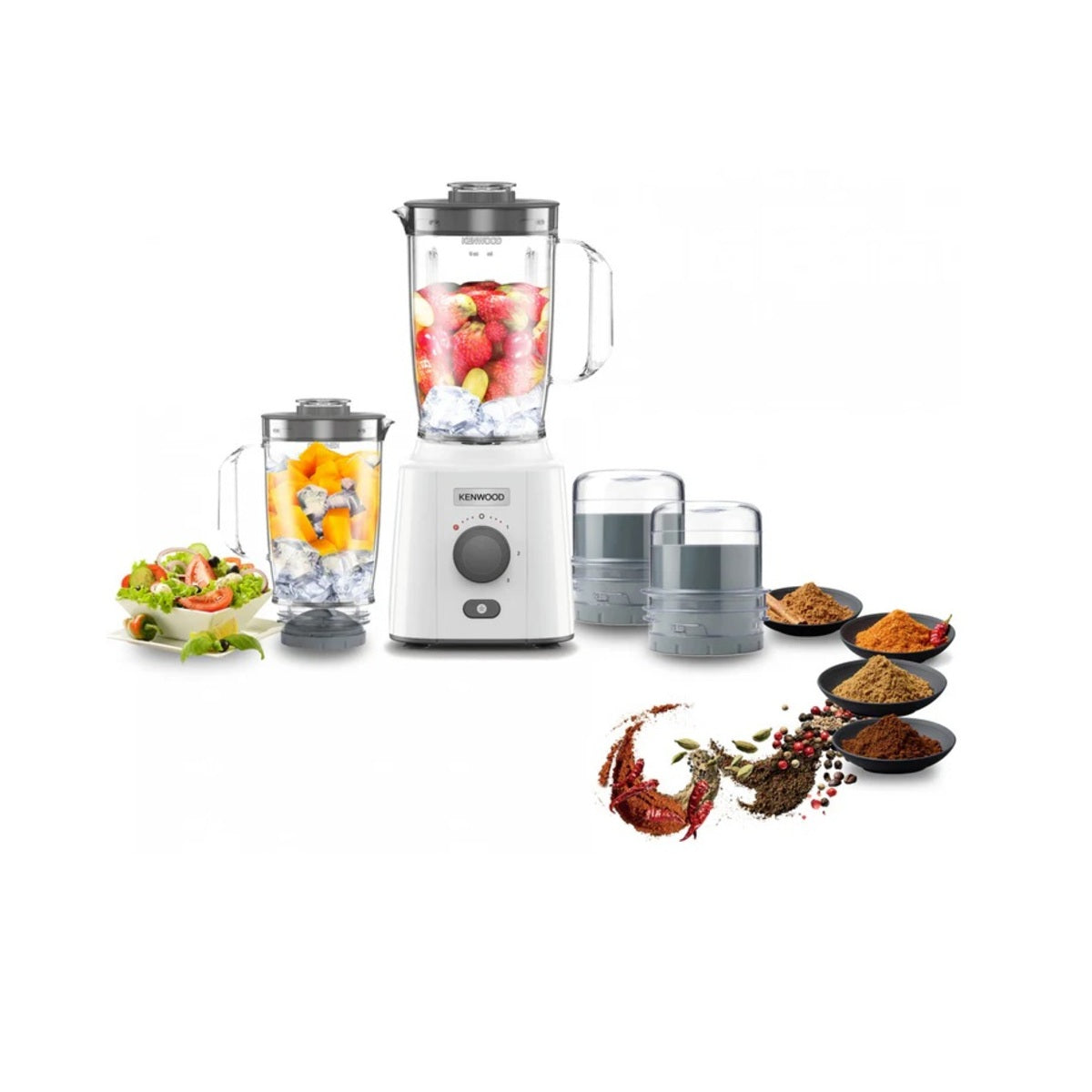 Kenwood Blender 650 Watts 1.5 Liters with Mill - BLP41.H0WH