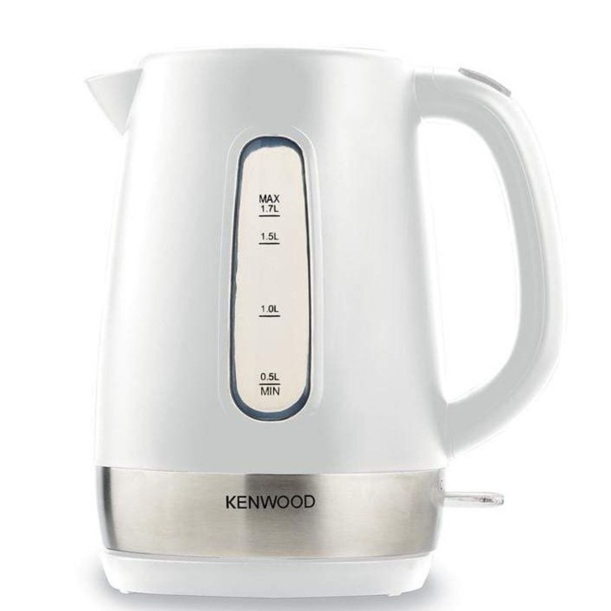 Kenwood Cordless Kettle, 1.7 Liter, 2200 Watts - White/Silver