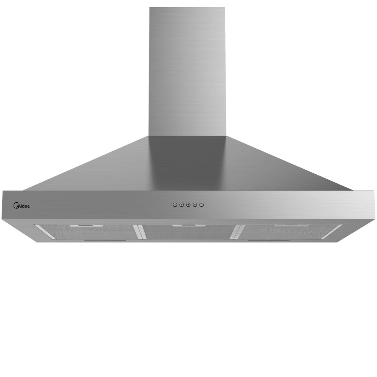 Midea 90 cm Built-in Chimney Hood, Stainless Steel, Electronic Control, 4-speed - E90AEW2A43