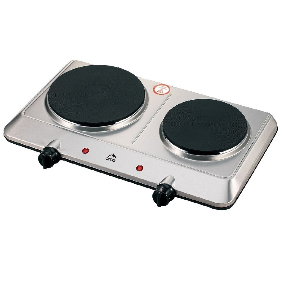 Orca Electric Double Hot Plate 2250 Watts – Stainless Steel