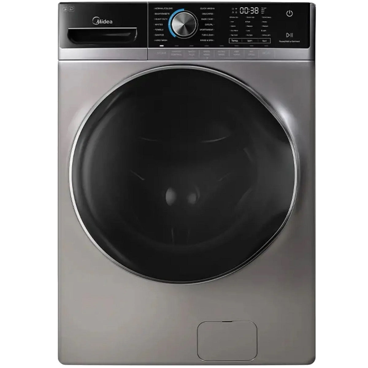Midea Front Load Washer 21kg, Silver - MF600W210B/S-GCC