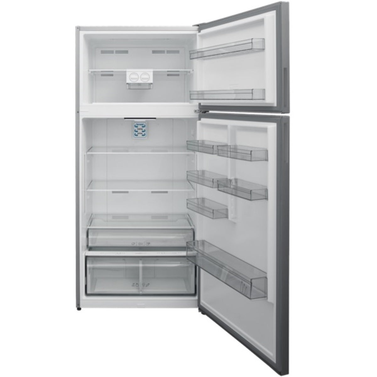 Panasonic Top Mount Freezer Refrigerator 432 Liters 17 CFT, Silver - NR-BC573VSKW