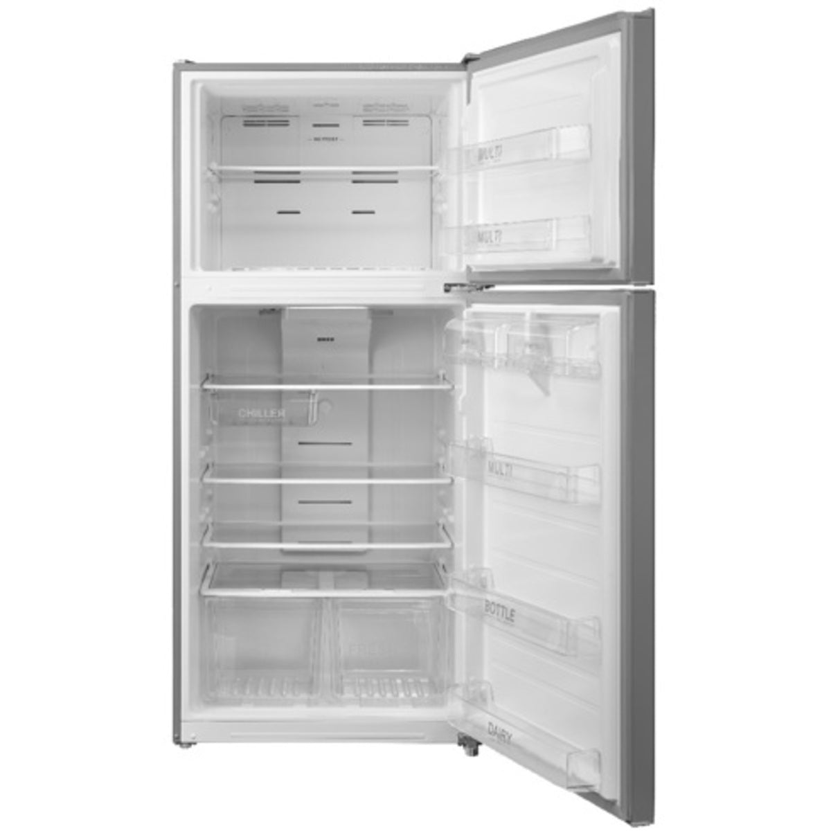 Panasonic Top Mount Freezer Refrigerator 651 Liters, Silver - NR-BC833MSAS