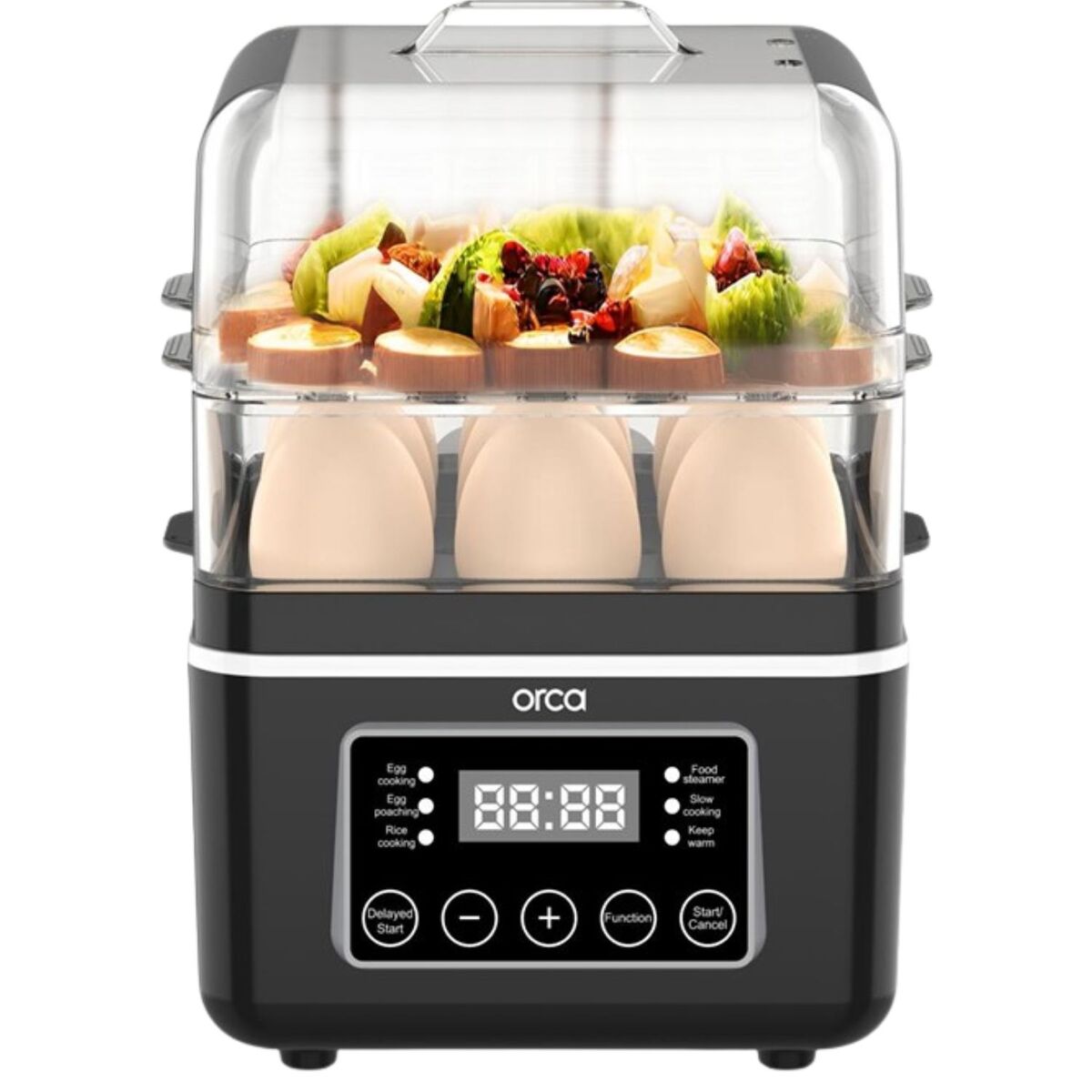 Orca Egg Boiler 8 Eggs 400W - Black