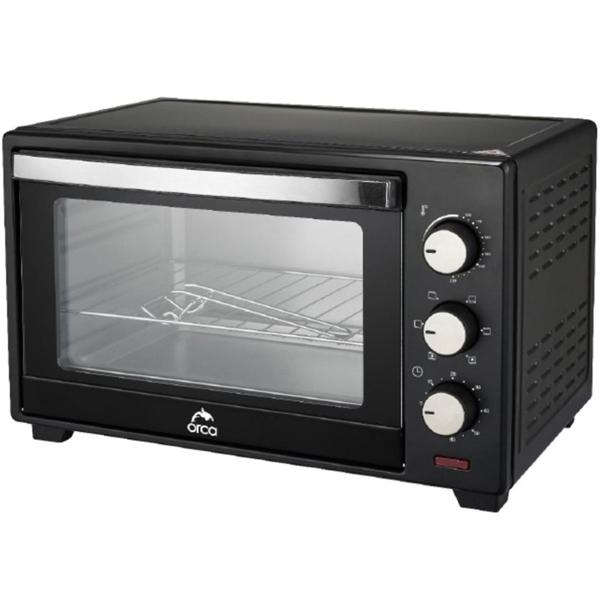 Orca Electric Oven 30 Liters 1600 Watts, Black - OR-JK30B01-C