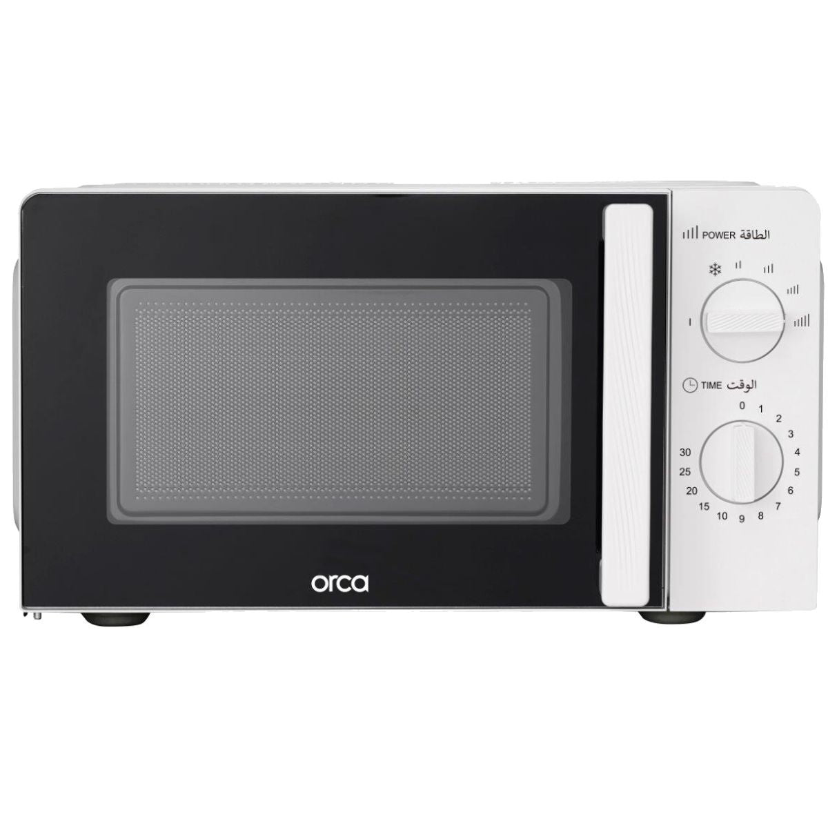 Orca Manual Microwave 20 Liters 700 Watts - White - OR-MWO-B20LM