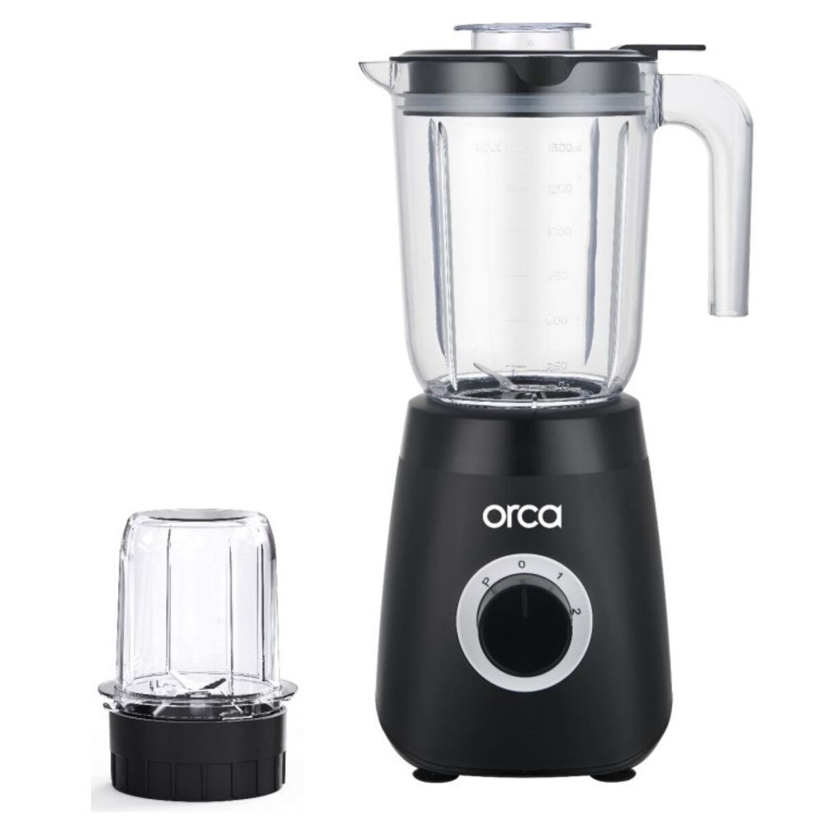 Orca Stand Blender 1.5L 500W with Grinder - Black