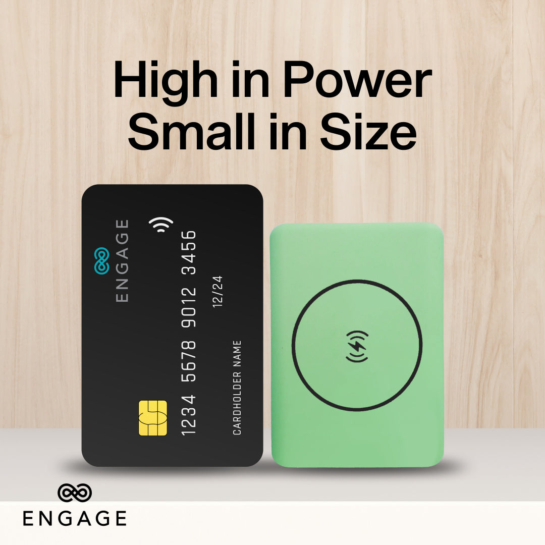 Engage Compact Wireles Magnetic Pb 10000Mah W/Led Display-Grn 45W(8954526522203)