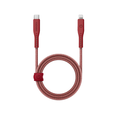 Energea Flow 480Mbps USB-C to Lightning Cable 1.5M - Red