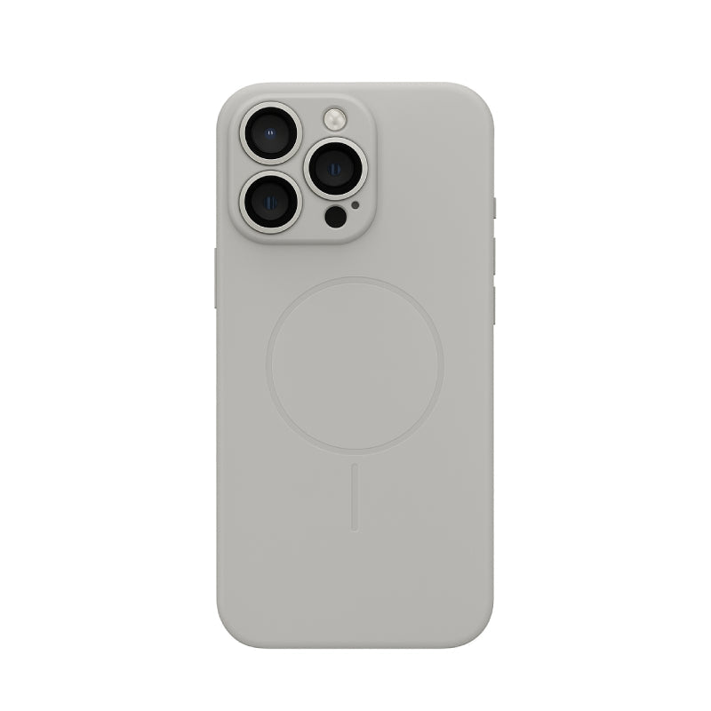 Silicon Case For Apple iPhone 16 Pro Max / Grey Accessories > Mobiles & Tablets > Mobiles > Covers & Cases
