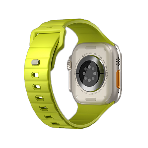 Uniq Stride FKM Strap for Apple Watch 49/45/44mm - Lime Green