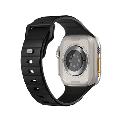 Uniq Stride FKM Strap for Apple Watch 49/45/44mm - Midnight Black