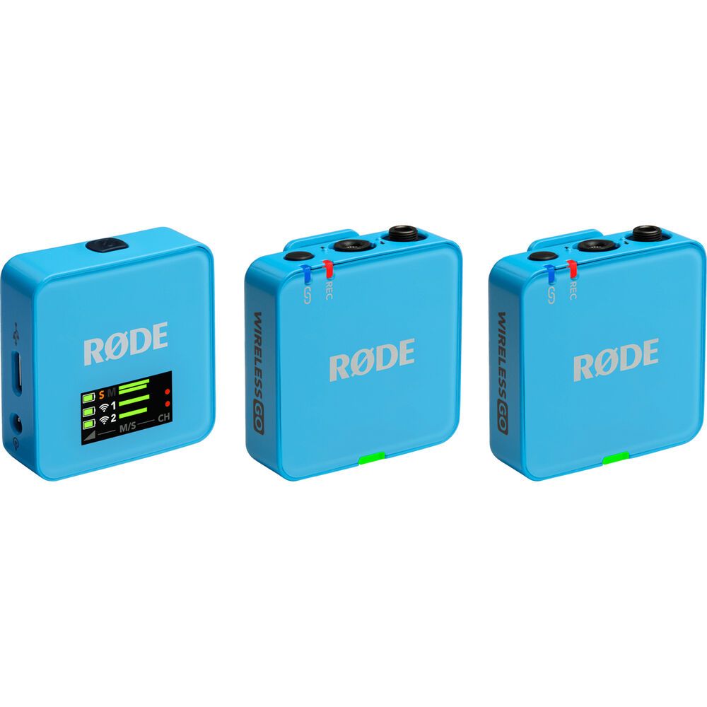 RODE WIGOIII Wireless Go Compact Microphone System (Gen-3) - Blue