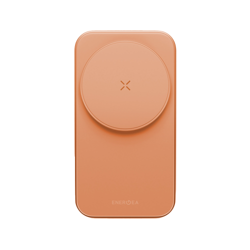 Energea MagTrio2 3 in 1 Foldable Magnetic Fast Wireless Charger - Orange