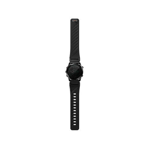 Uniq Fluo Magnetic Smart Watch Strap with Removable Connector For Garmin Watch 26mm Lug - Midnight Black