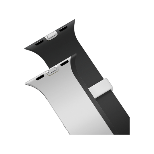Uniq Revix IV Reversible Magnetic Strap For Apple Watch 49/46/45/44mm - Mist Grey/ Black