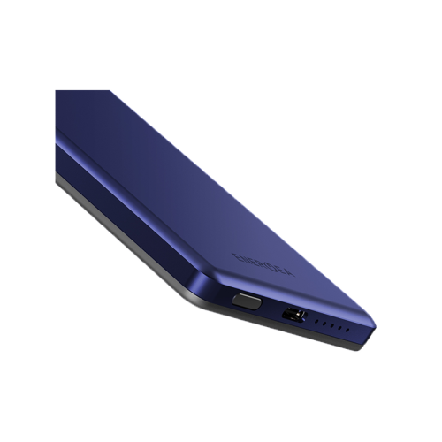 Energea AluPac Mini Aluminum MagSafe 5000mAh Power Bank - Indigo Blue