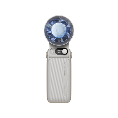 Energea AirMate Chill Adjustable Portable Handheld Fan - 6000mAh / 12W / Sand Brown