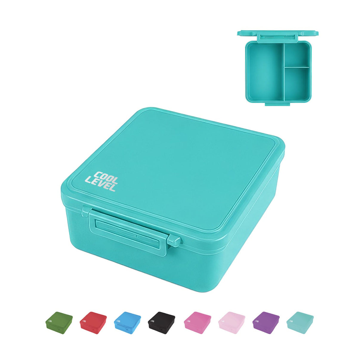 COOL LEVEL Stainless Steel Compartments Class Lunchbox - Assorted
