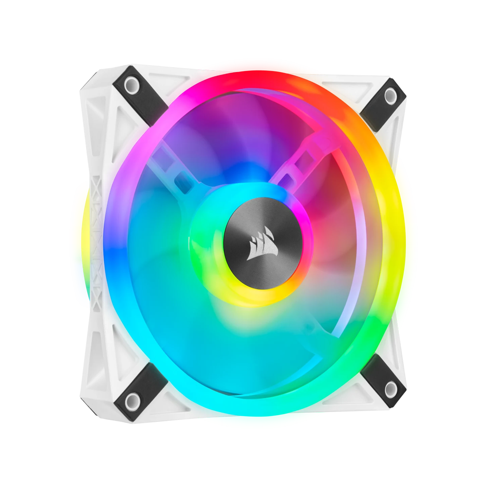 CORSAIR iCUE QL120 ARGB PWM Case Fan - White