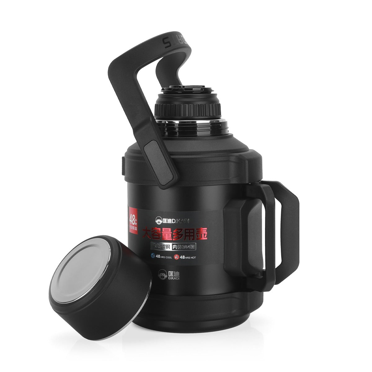 D.kadi KD9058 Vacuum Bottle / 3L - Black
