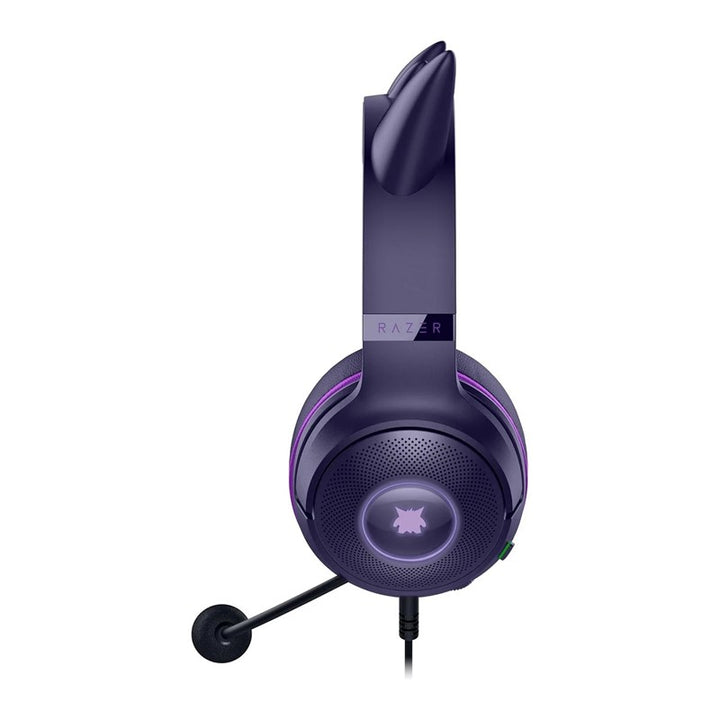 Razer Kraken Kitty V2 Pokemon Gengar Edition Wired RGB Gaming Headset with Gengar Spikes
