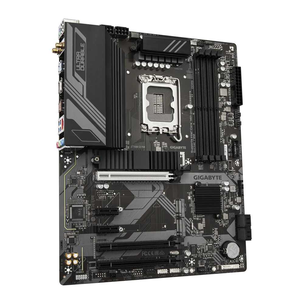 GIGABYTE Z790 D 1.2 Motherboard - DDR5 / HDMI / DisplayPort / USB - Black
