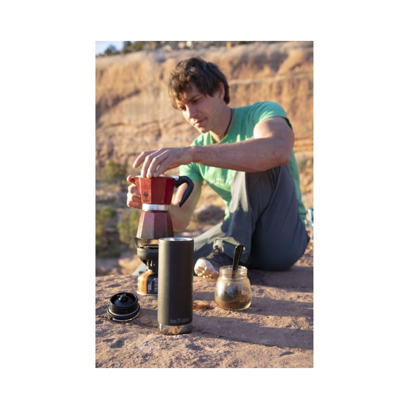 Klean Kanteen TkWide 16oz (W/ Cafe Cap) - Black