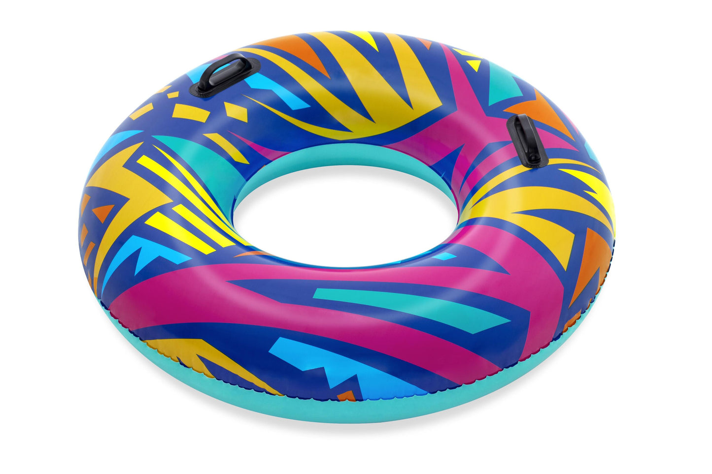 Bestway 1.07m Geometric Swim Ring (Contents: 1 Swim Ring, Repair Patch) - Age 12+