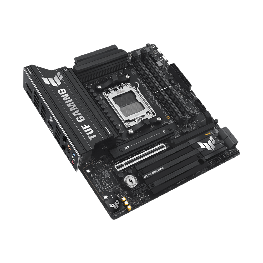 ASUS TUF B850M PLUS Gaming Motherboard - DDR5 / Wi-Fi / HDMI / DisplayPort / Ethernet / USB - Black