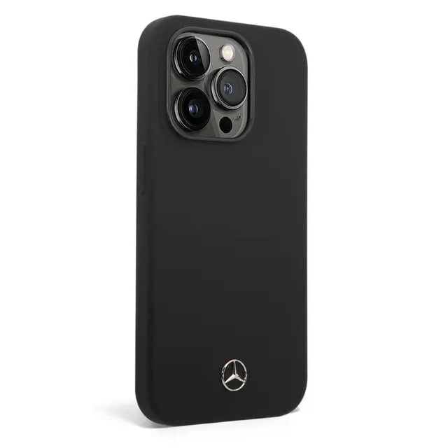 Mercedes-Benz Liquid Silicone Case - Apple iPhone 14 Pro / Black Accessories > Mobiles & Tablets > Mobiles > Covers &