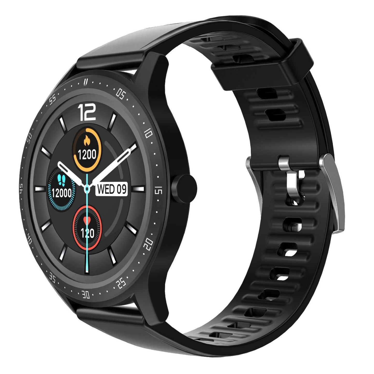 Porodo Vortex Smart Watch Fitness & Health Tracking - Black Smart Watches