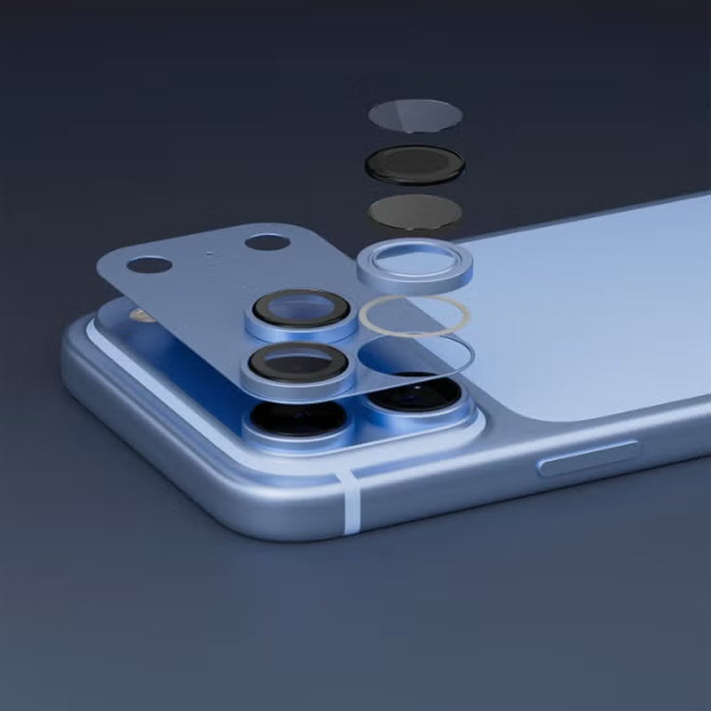 Levelo TrioPro Camera Lens Protector iPhone 18 Pro Max - Light Blue