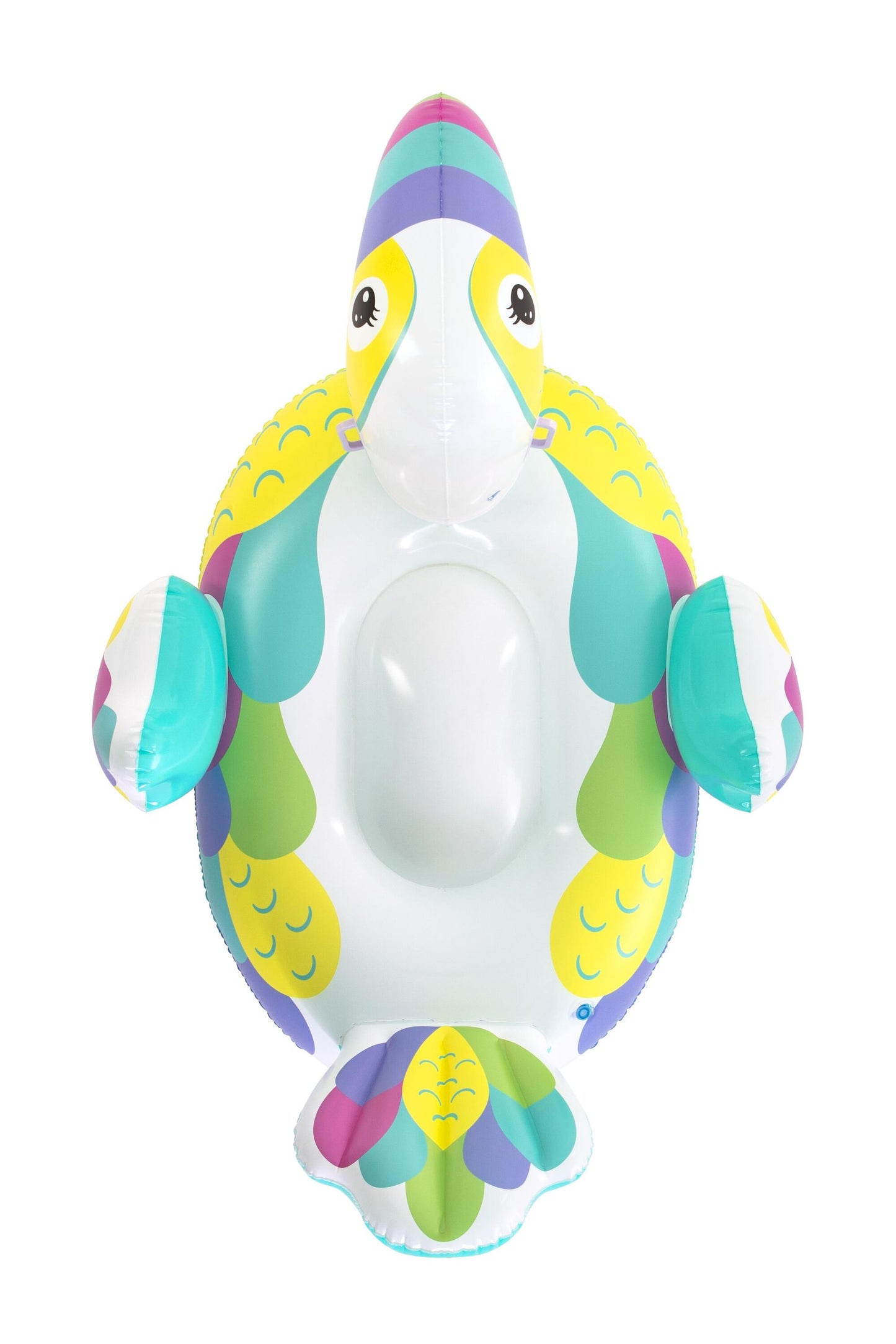 Bestway 1.73m x 91cm Toucan Pool Day Ride-On (Contents: 1 Ride-On, Repair Patch) - Age 3+