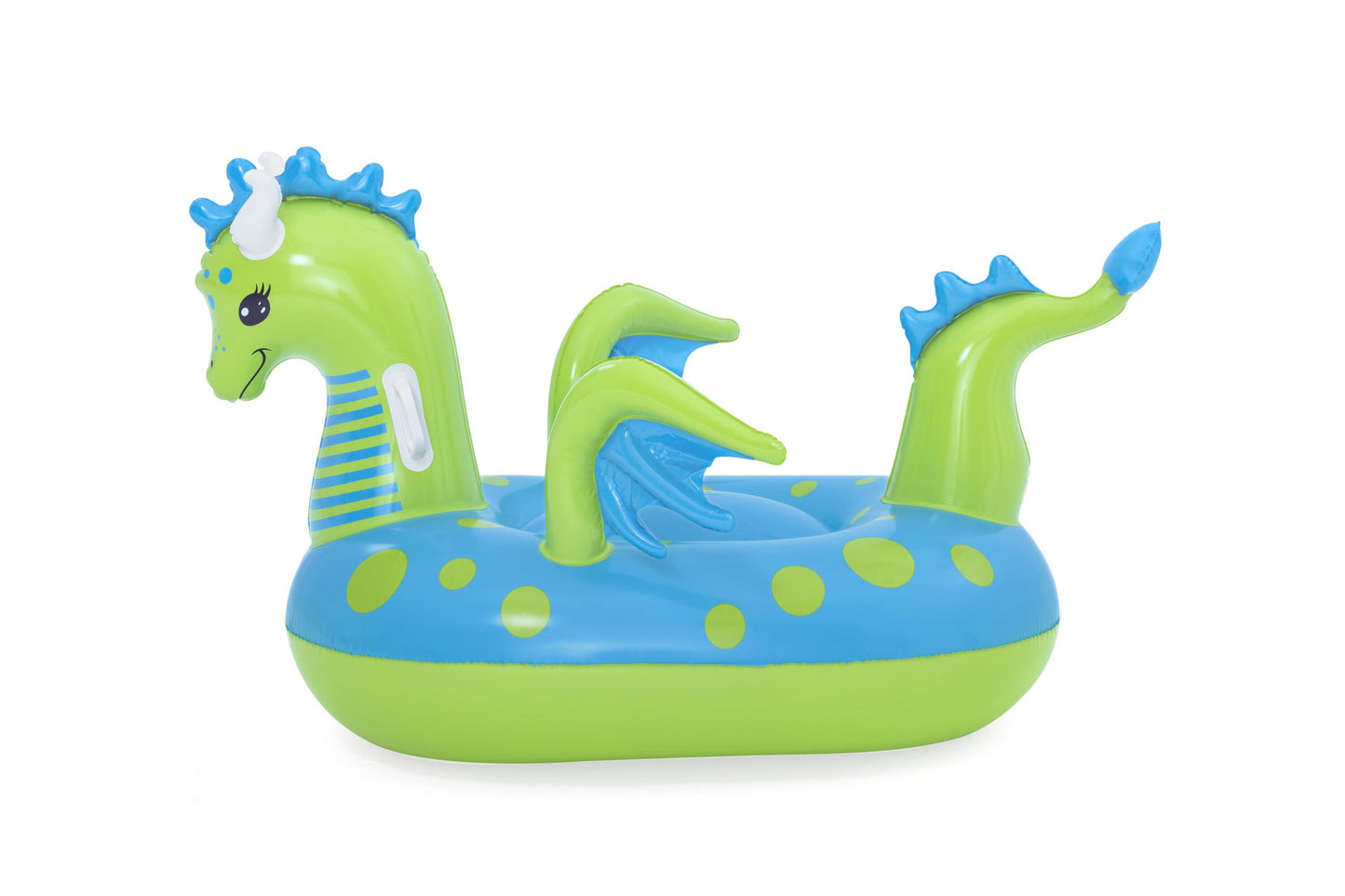Bestway 1.34m x 1.42m Fantasy Dragon Ride-On (1 Ride-On, Repair Patch) - Age 3+