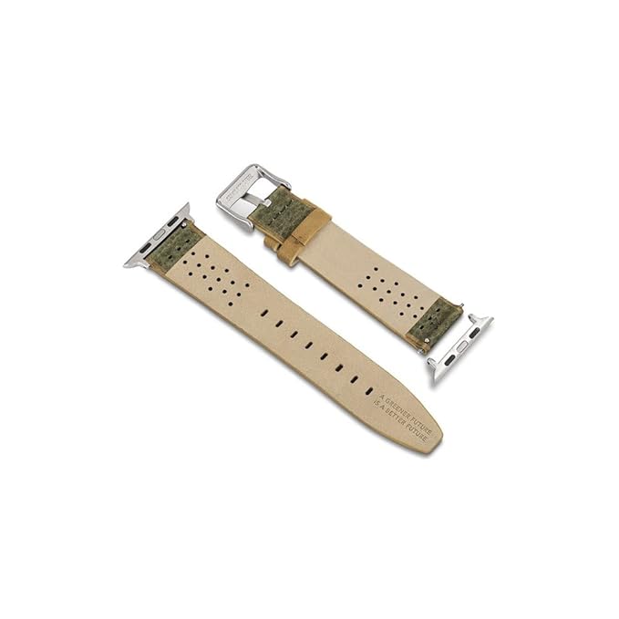 Timberland Daintree Leather Strap For Apple Watch Ultra/45/44/42/22mm - Green Leather