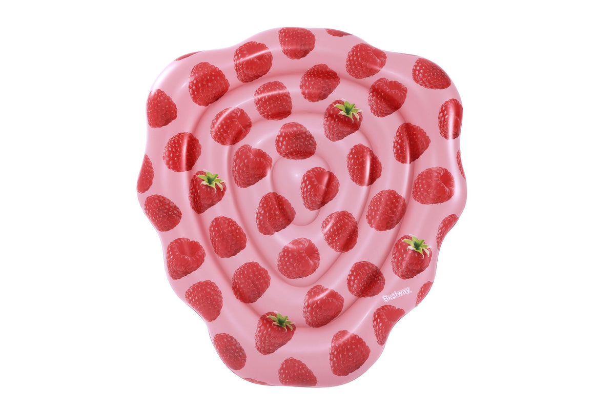 Bestway 1.65m x 1.51m Scentsational Raspberry Pool Float (Contents: One Float, One Repair Patch)