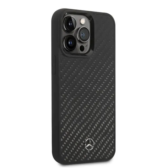 Mercedes-Benz Magsafe Dynamic Real Carbon Fiber Case - Apple iPhone 14 Pro / Black Accessories > Mobiles & Tablets >