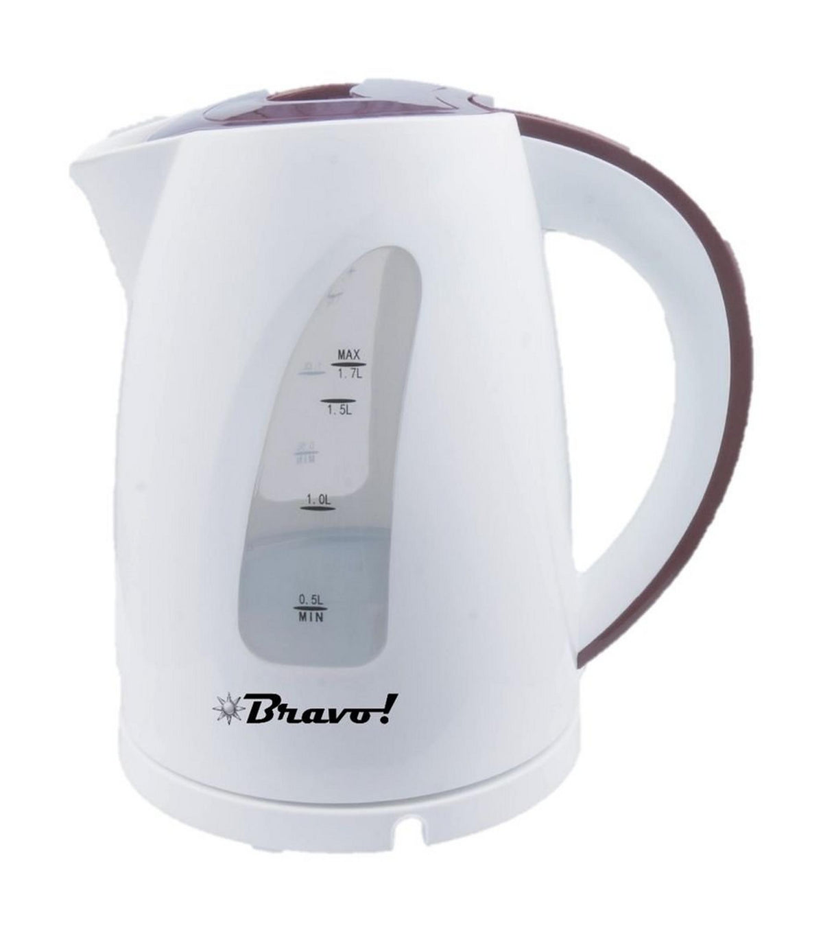 Bravo Electric Kettle, 1.7L, 2200W, KEC-1799 - White