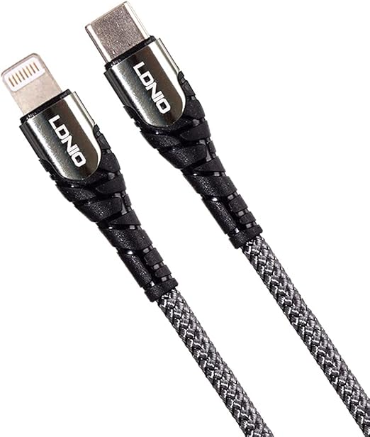 LDNIO LS111 USB-C To Lightning Data Cable - 30W / 1 Meter / Grey