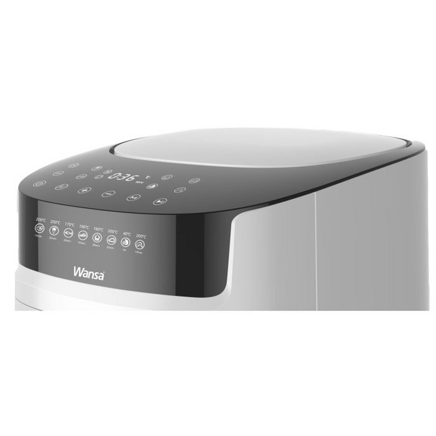 Wansa Air Fryer, 6.5 L, 1800W, AF9005T-GS – Black