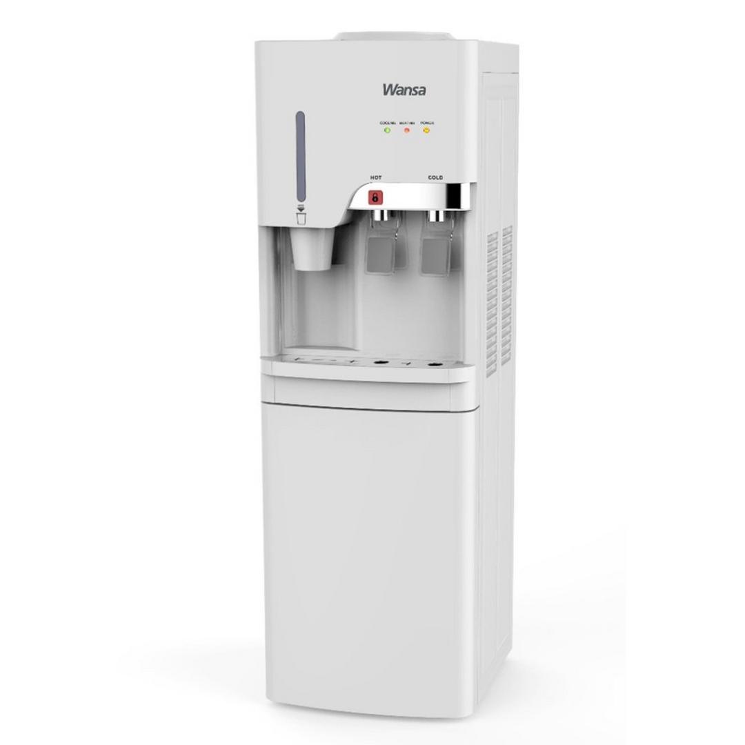 Wansa Water Dispenser 2 Taps Hot & Cold, WWD2FSWTC1 W - White