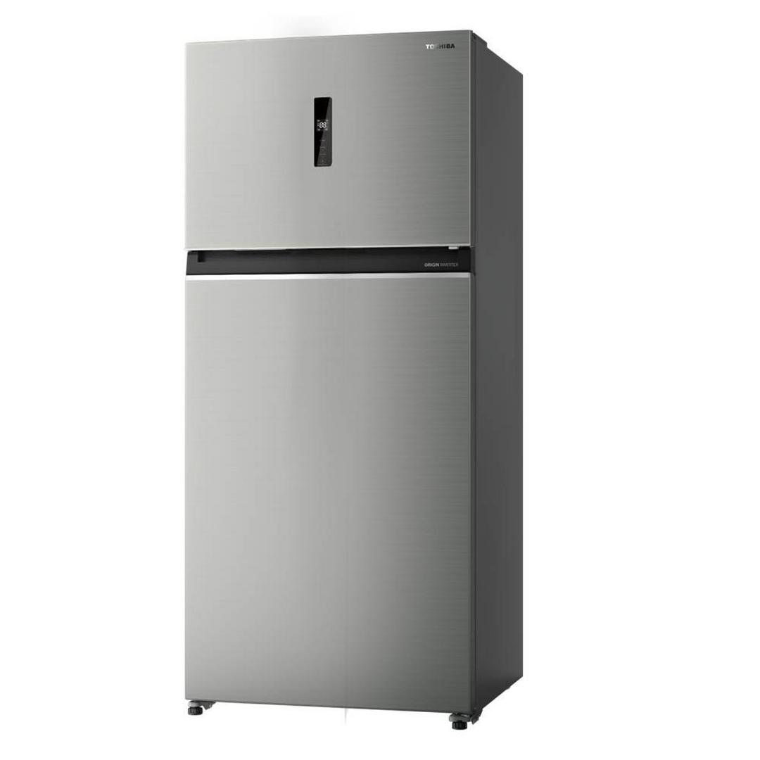 Toshiba Top Freezer Refrigerator, 608L, 21.5 CFT, GR-RT835WEPGFK49 - Grey