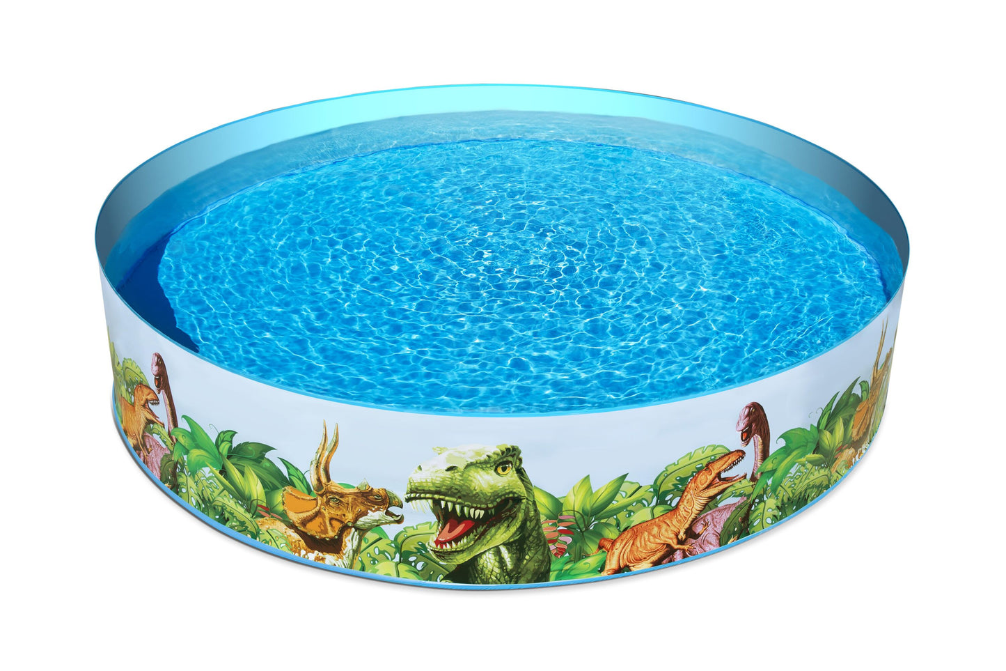 Bestway 2.44m x h46cm dinosaur fill'n fun (contents:one pool, repair patch) age 3+